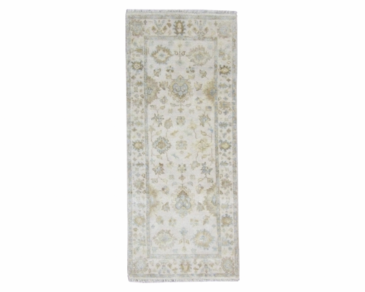 2x6 Oushak Hand-Knotted Wool rug, Rug #101-204