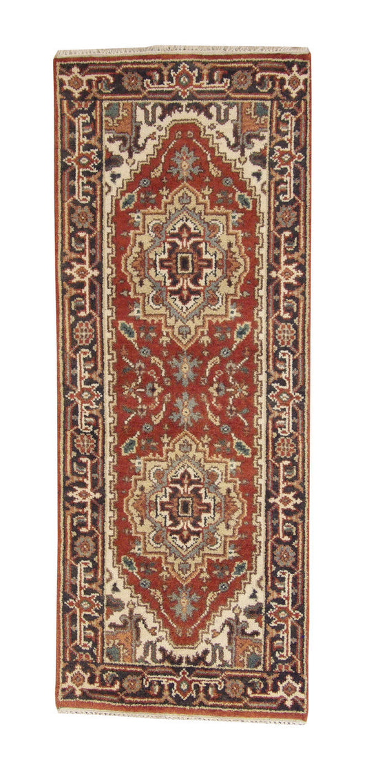 2x6 Tribal Hand-Knotted Wool rug, Rug #101-20317