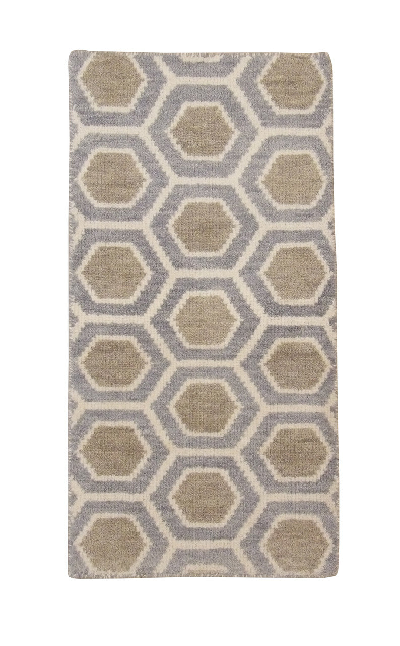 2x4 Modern Hand-Knotted Wool rug, Rug #101-5011