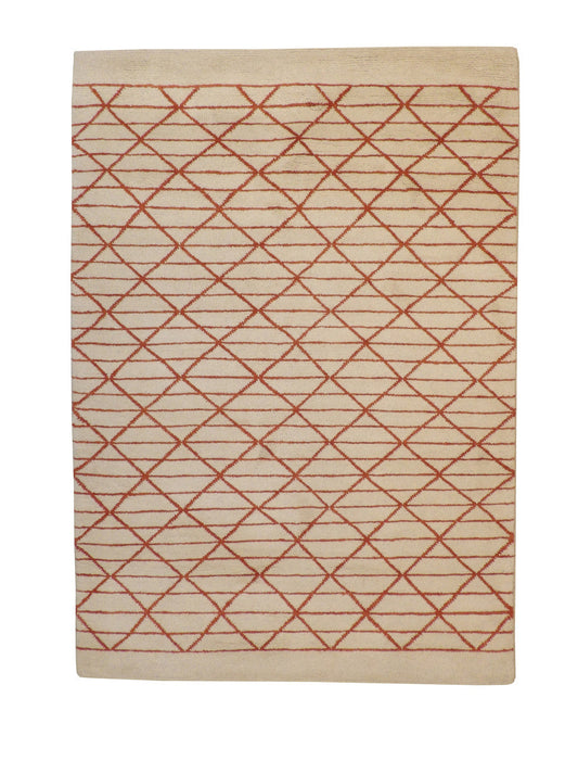 6x9 Moroccan Hand-Knotted Wool rug, Rug #101-2285
