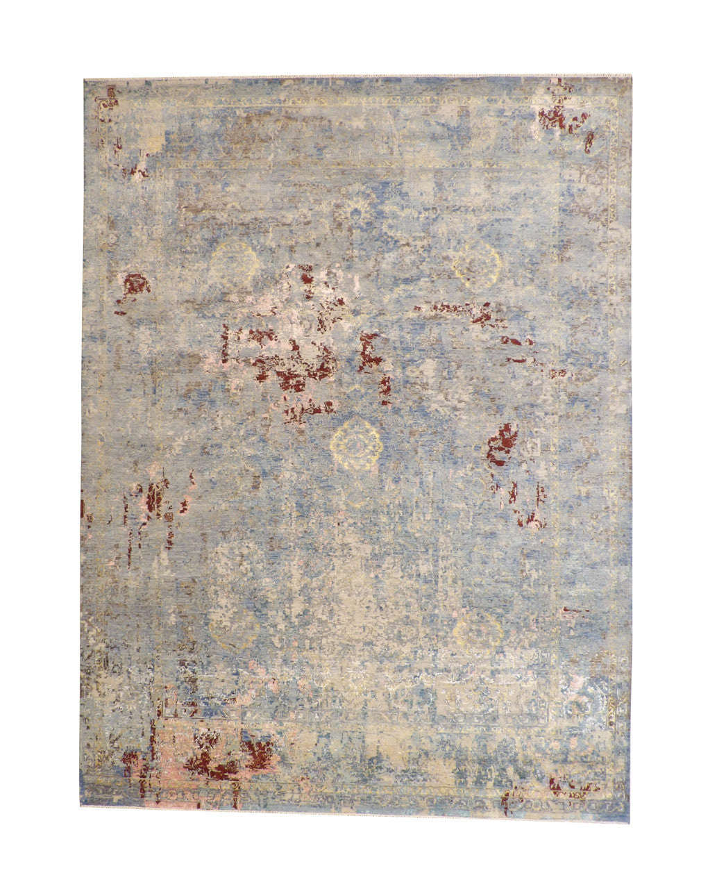9x12 Transitional Hand-Knotted Silk rug, Rug #101-2071
