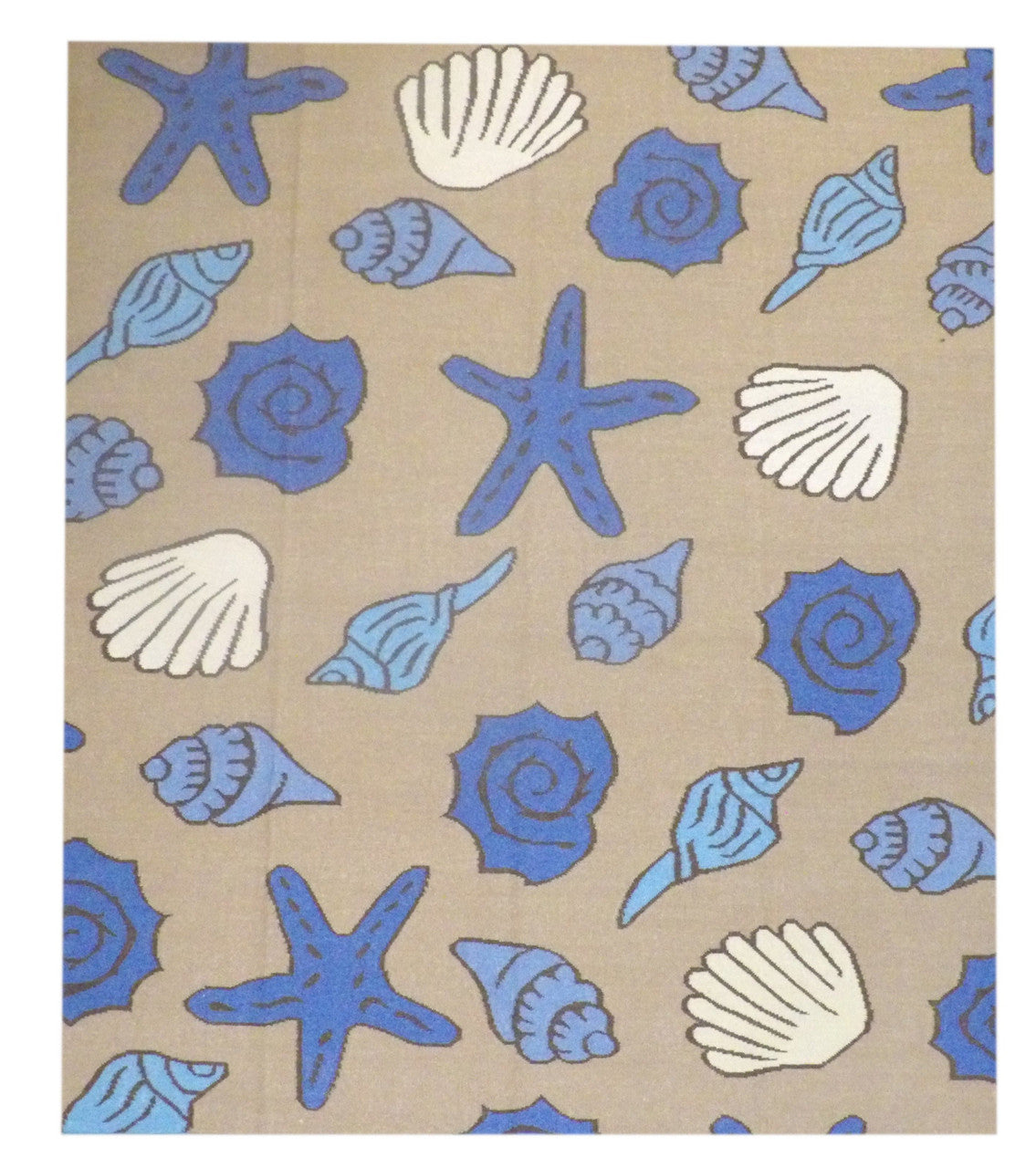 8x10 Coastal Hand-Knotted Wool rug, Rug #101-1078