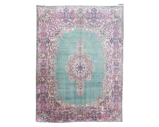 10x14 Antique Hand-Knotted Wool rug, Rug #101-380