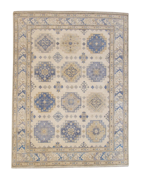 5x7 Tribal Hand-Knotted Wool rug, Rug #101-3036