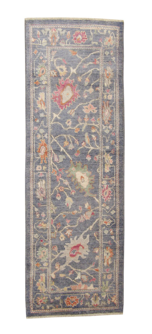3x8 Oushak Hand-Knotted Wool rug, Rug #101-2100