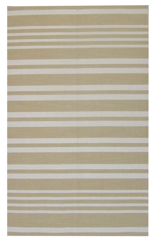 5x8 Coastal Hand-Knotted Wool rug, Rug #101-822