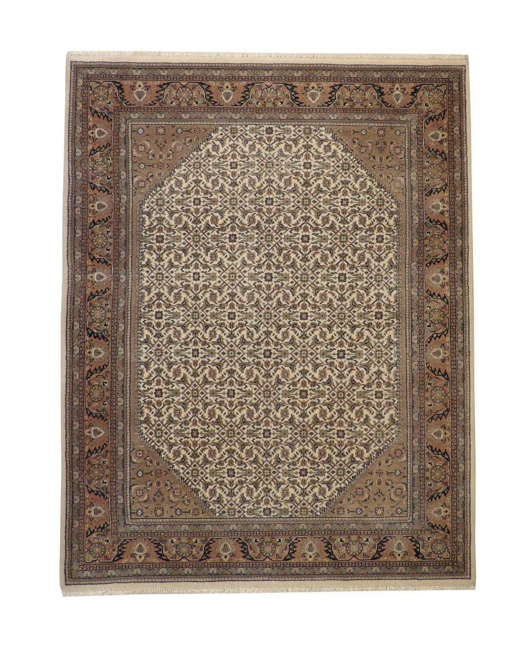 7x9 Traditional Hand-Knotted Wool rug, Rug #101-2226