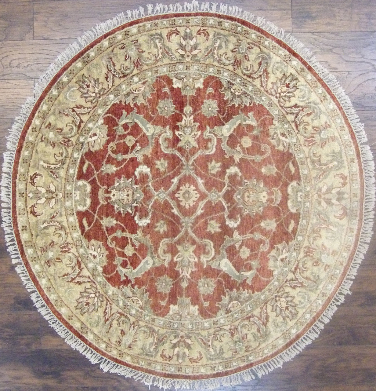 6x6 Traditional Hand-Knotted Wool rug, Rug #101-455