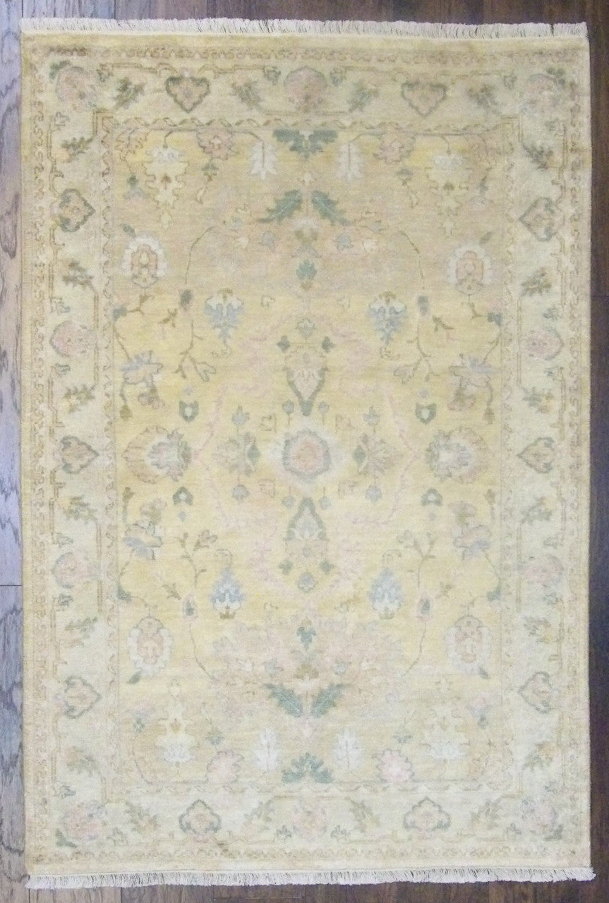 4x6 Traditional Hand-Knotted Silk rug, Rug #101-625