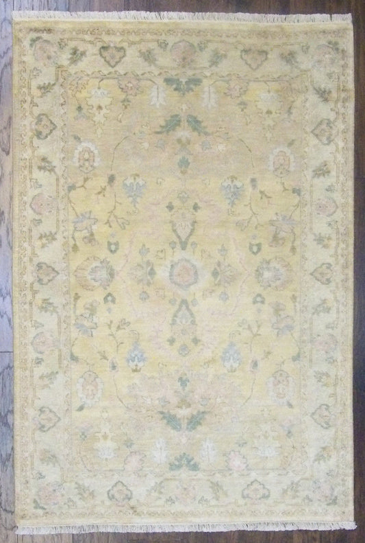 4x6 Traditional Hand-Knotted Silk rug, Rug #101-625