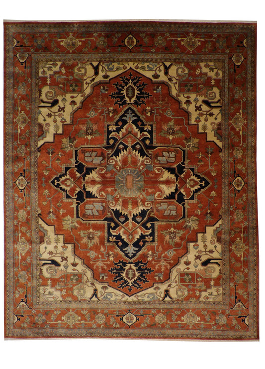 12x15 Tribal Hand-Knotted Wool rug, Rug #101-20110