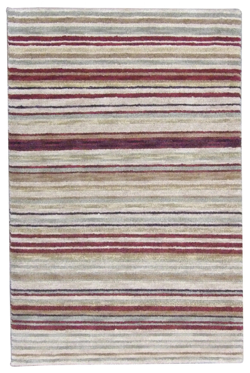 3x5 Modern Hand-Knotted Wool rug, Rug #101-185