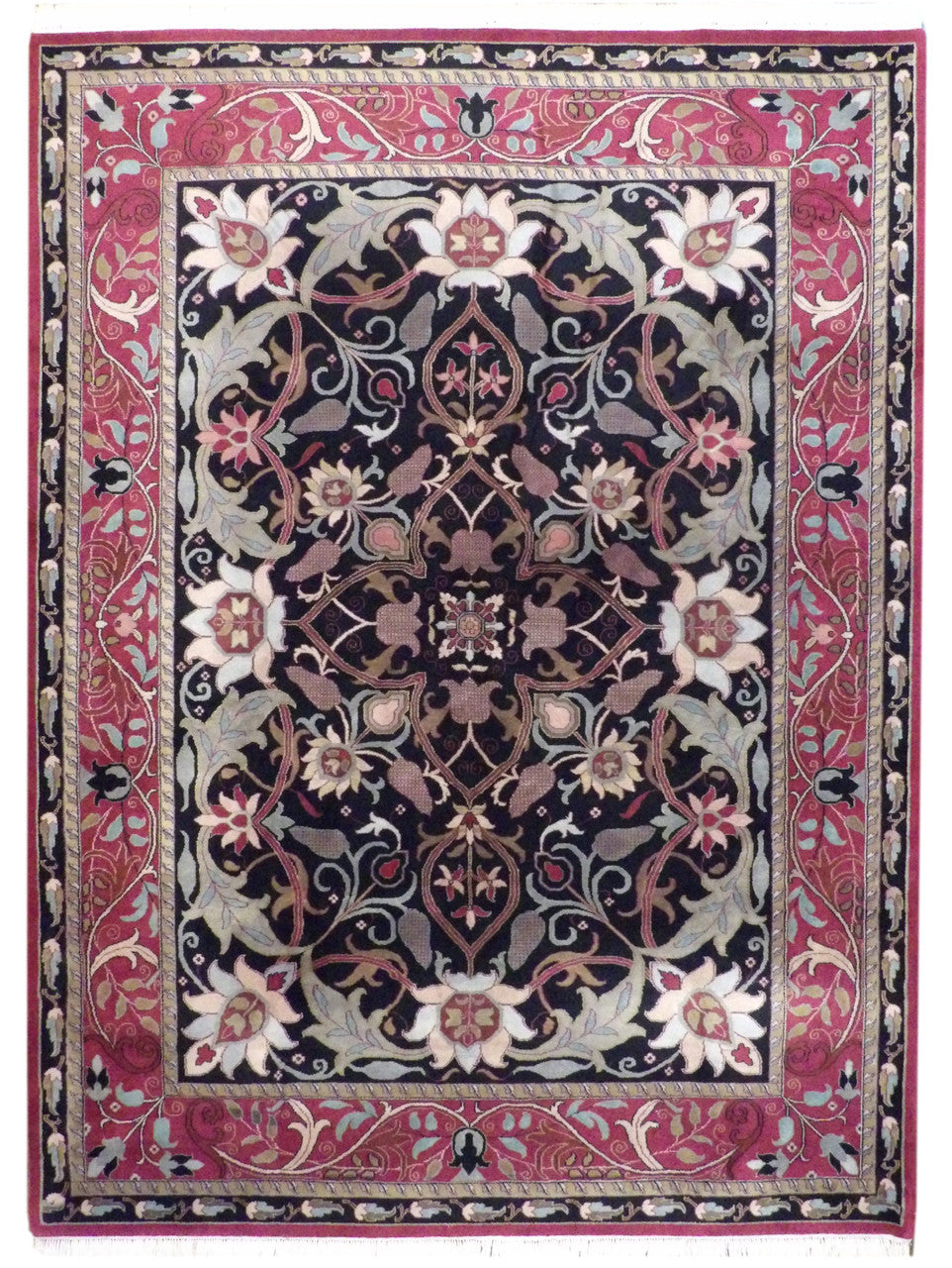 9x12 Traditional Hand-Knotted Silk rug, Rug #101-275