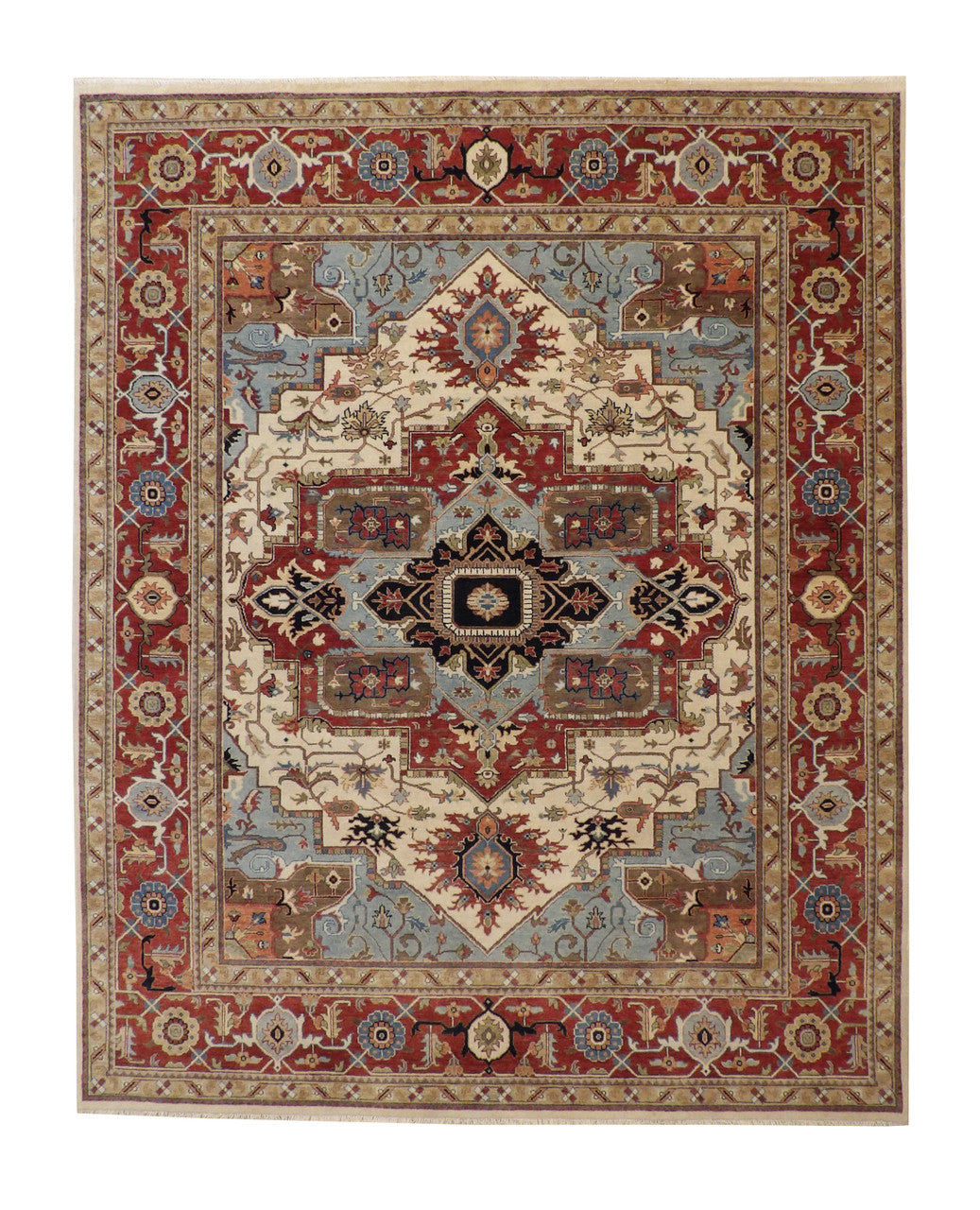 8x10 Antique Hand-Knotted Wool rug, Rug #101-20212