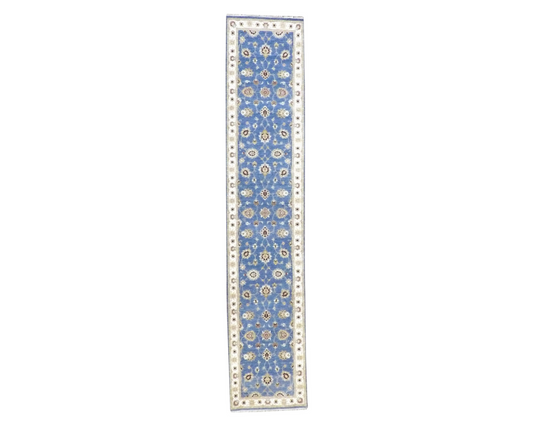 3x14 Traditional Hand-Knotted Wool rug, Rug #101-1163