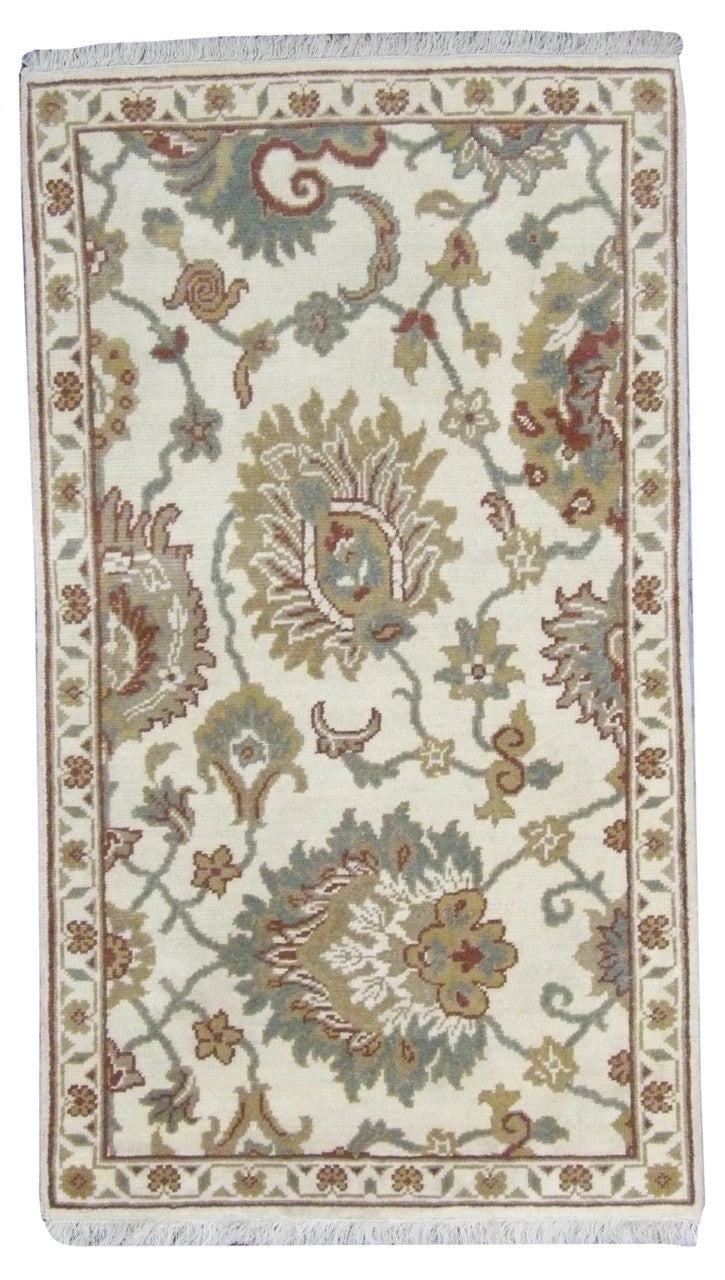 3x5 Oushak Hand-Knotted Wool rug, Rug #101-130