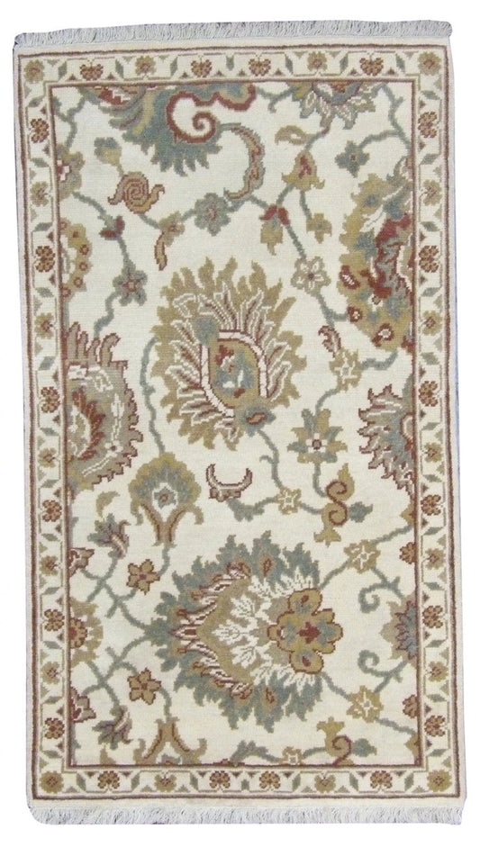 3x5 Oushak Hand-Knotted Wool rug, Rug #101-130