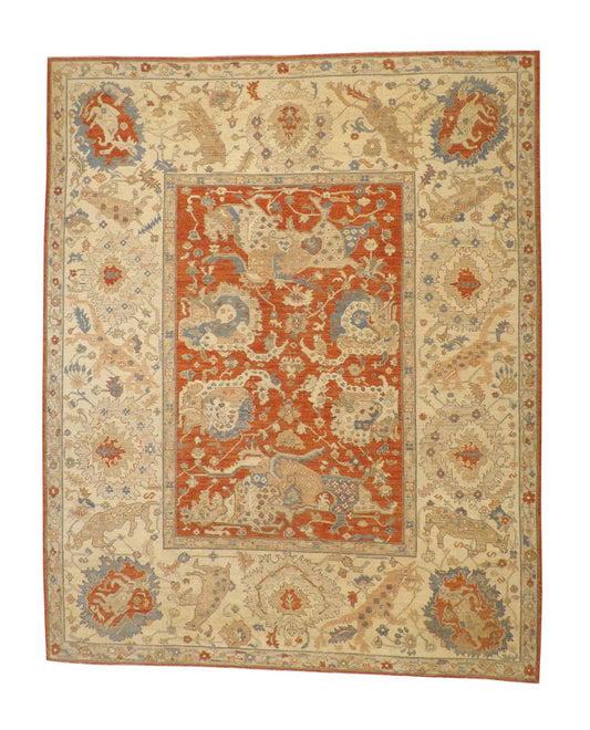 9x12 Tribal Hand-Knotted Wool rug, Rug #101-5104