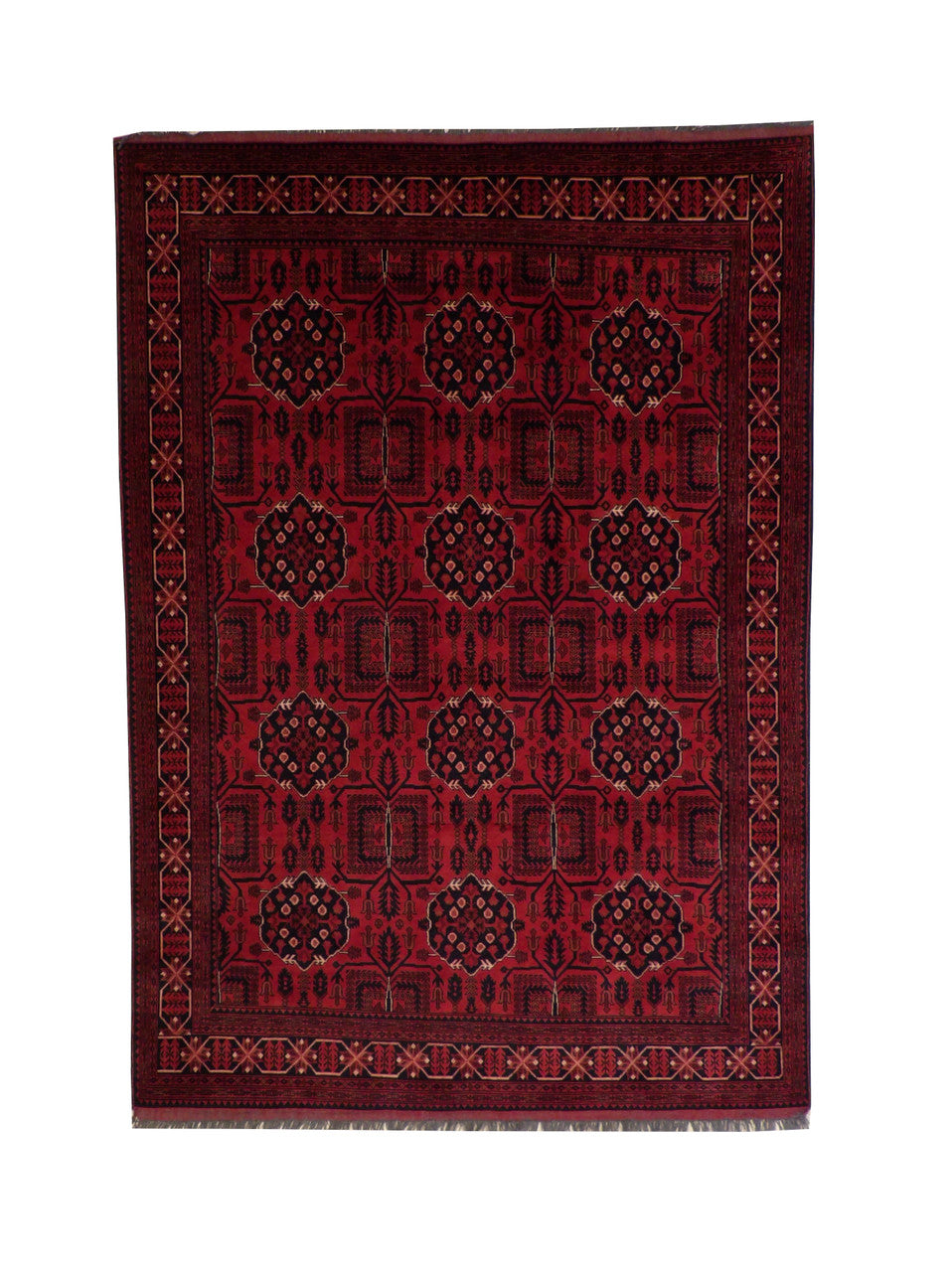 6x9 Tribal Hand-Knotted Wool rug, Rug #con-h-1
