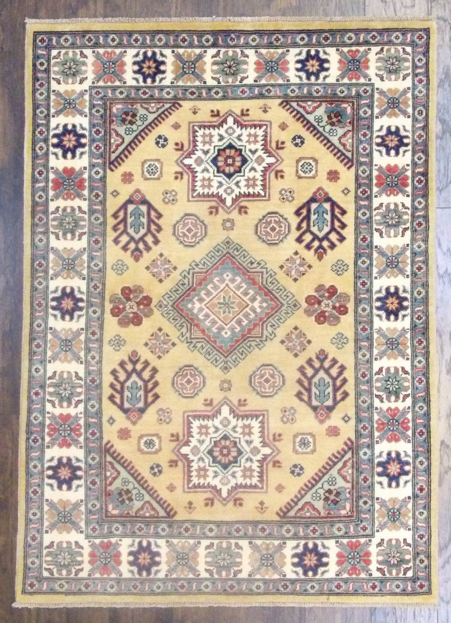 4x6 Tribal Hand-Knotted Wool rug, Rug #101-662