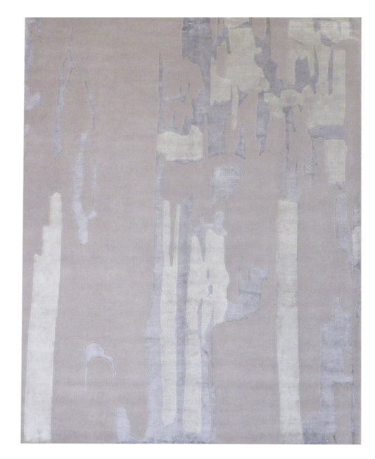 8x10 Modern Hand-Knotted Silk rug, Rug #101-1047
