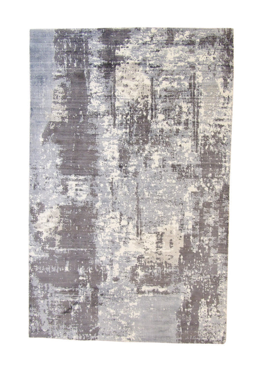 5x8 Modern Hand Loom Silk rug, Rug #101-5144