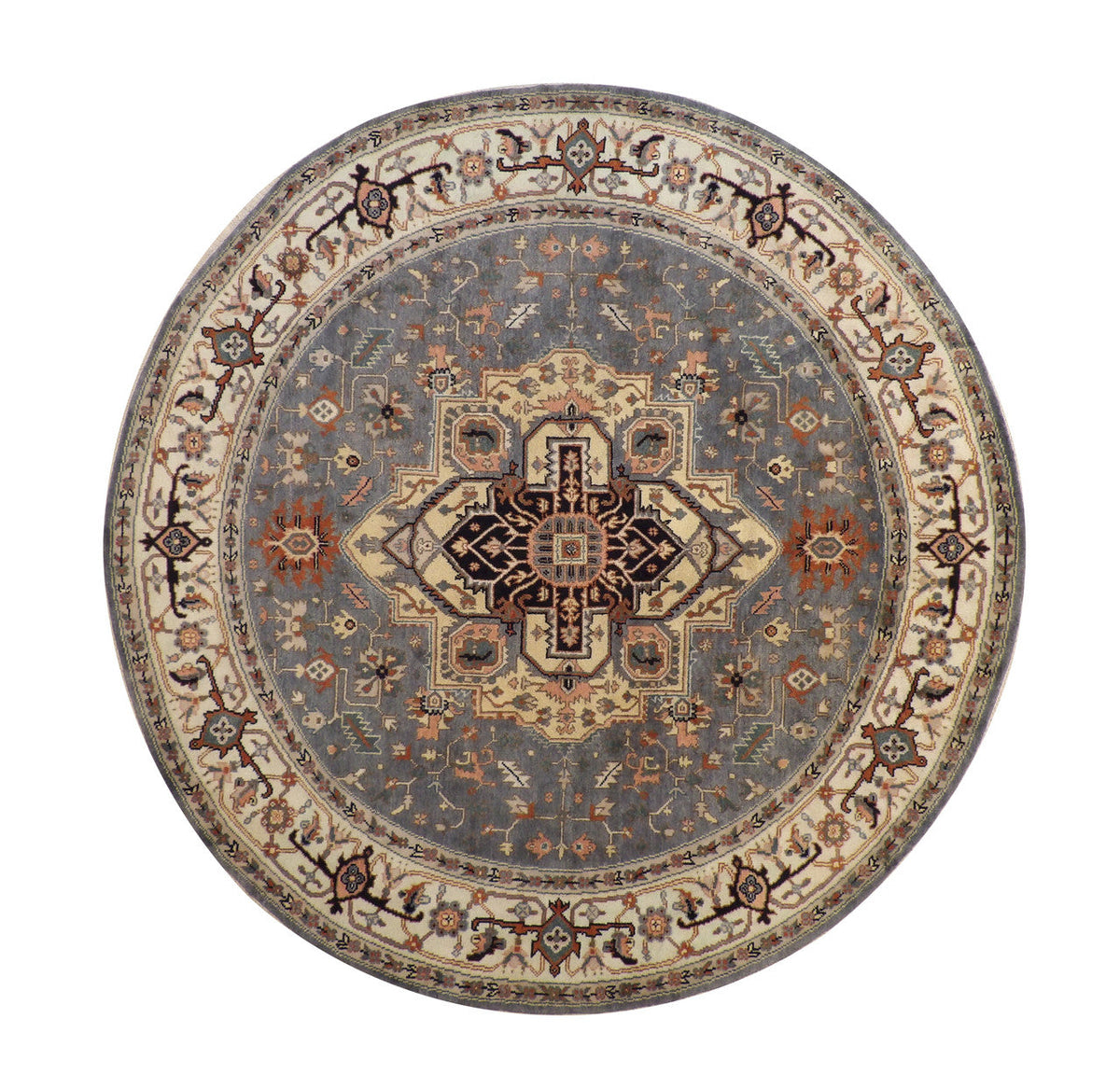 5x5 Tribal Hand-Knotted Wool rug, Rug #101-20323