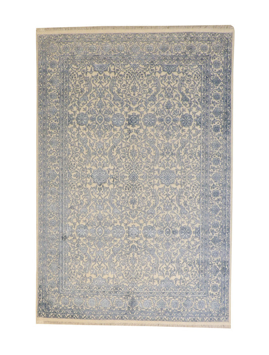 6x8 Antique Hand-Knotted Silk rug, Rug #101-20064