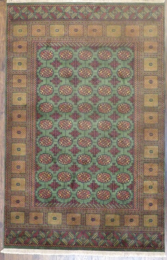6x9 Tribal Hand-Knotted Wool rug, Rug #101-891