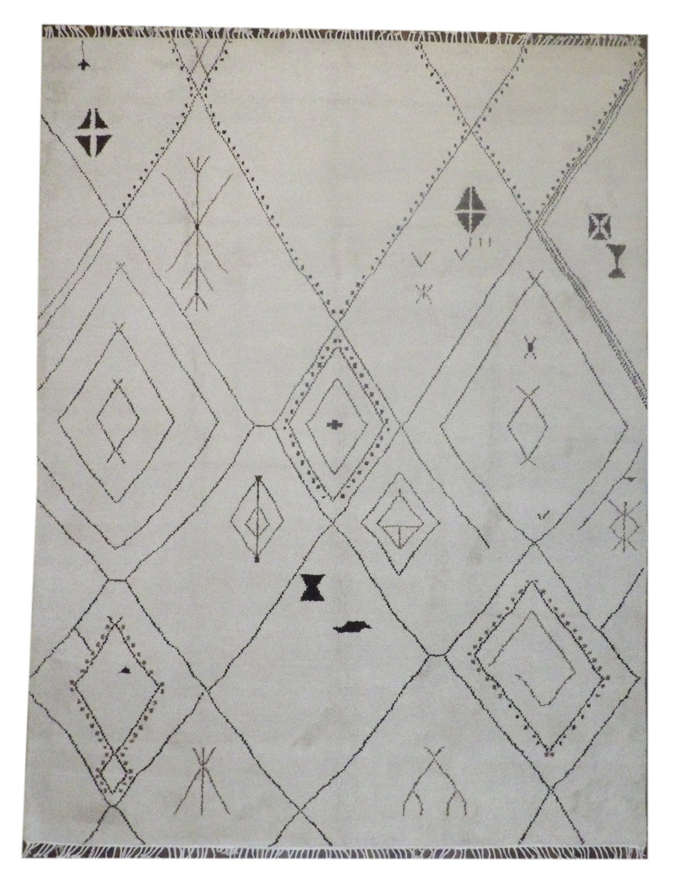 9x12 Moroccan Hand-Knotted Wool rug, Rug #101-763