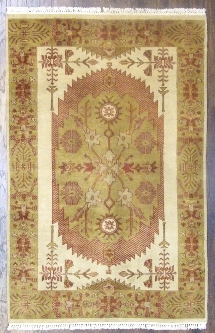 4x6 Tribal Hand-Knotted Wool rug, Rug #101-632