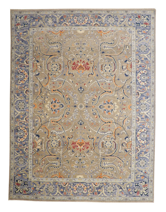 10x12 Oushak Hand-Knotted Wool rug, Rug #101-20195