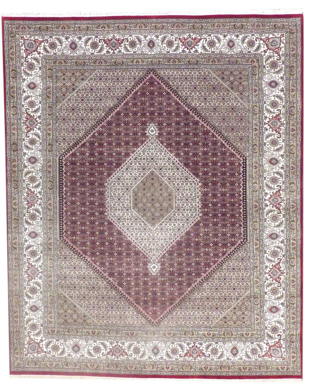 8x10 Traditional Hand-Knotted Silk rug, Rug #101-11261