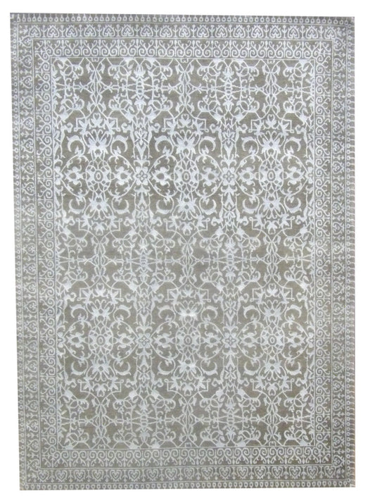 5x8 Traditional Hand-Knotted Silk rug, Rug #101-841