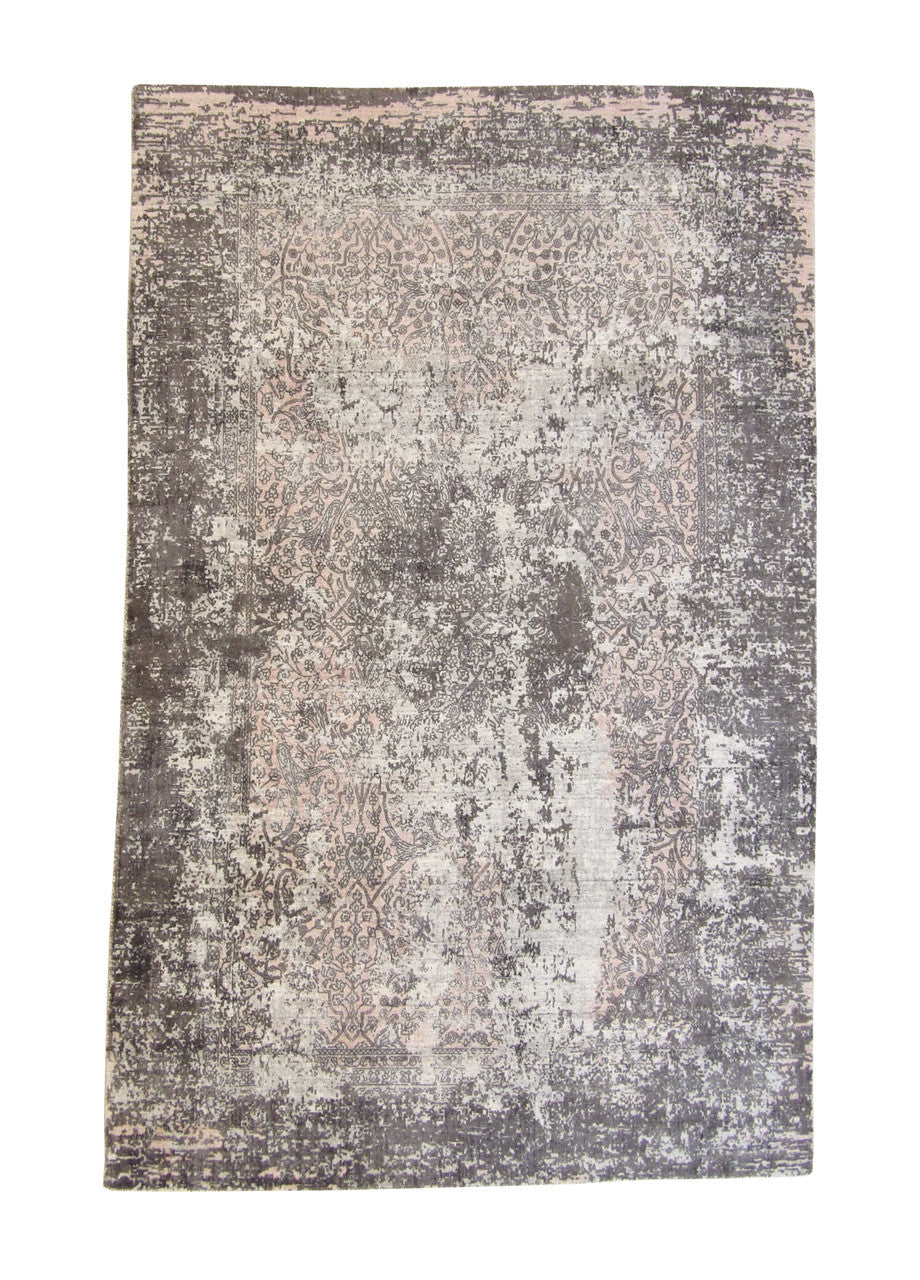 5x8 Modern Hand Loom Silk rug, Rug #101-5138