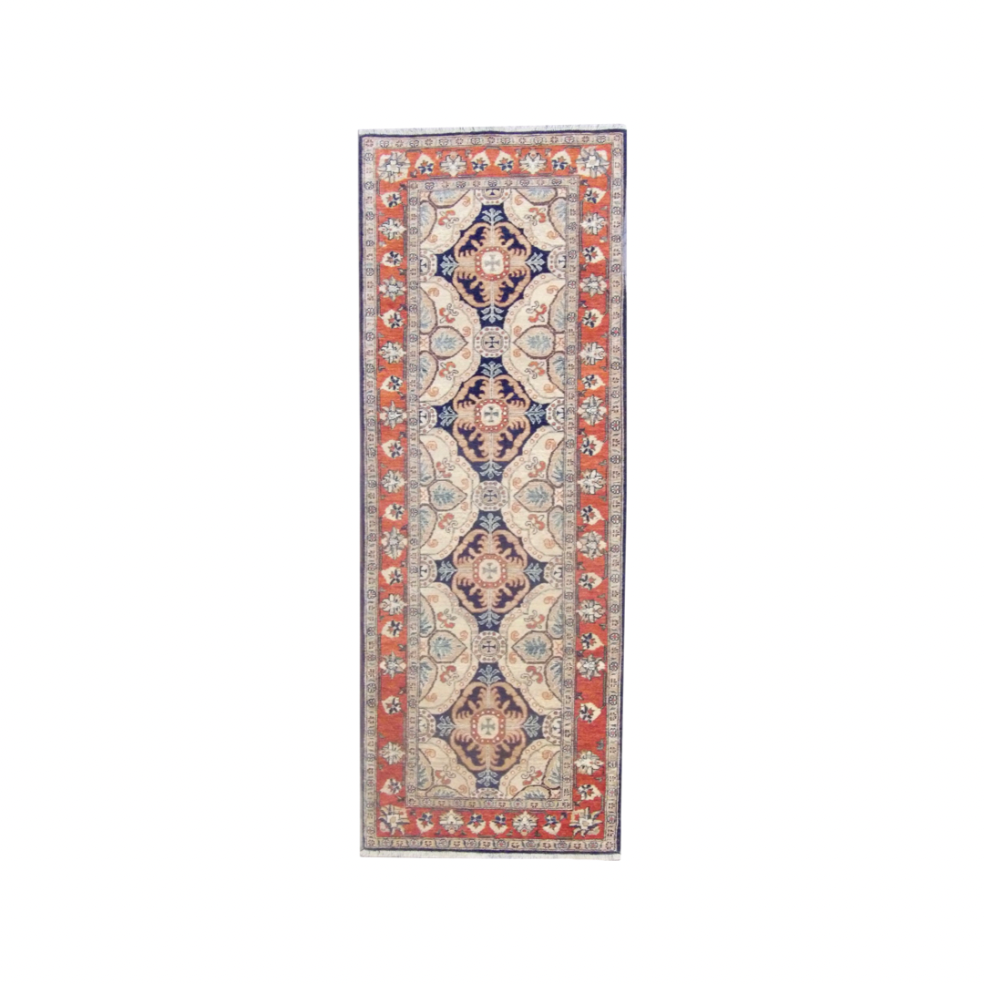 Tribal Hand-Knotted Wool rug, Rug #101-1113