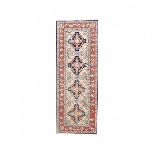 Tribal Hand-Knotted Wool rug, Rug #101-1113