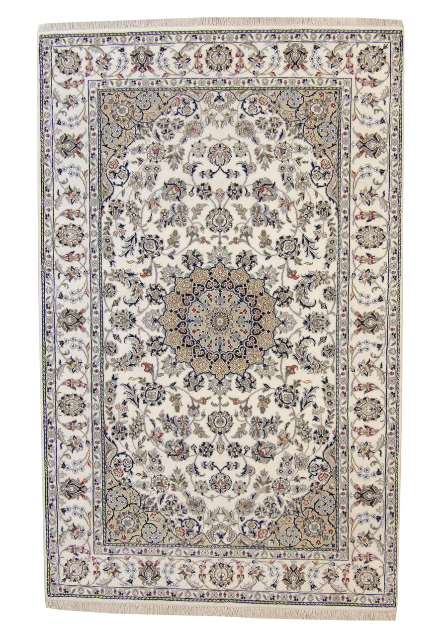 5x8 Traditional Hand-Knotted Silk rug, Rug #101-20247
