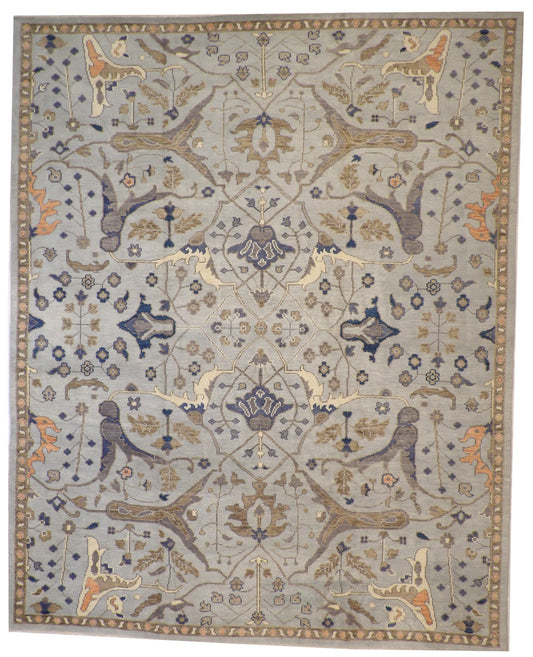 12x15 Oushak Hand-Knotted Wool rug, Rug #101-20190
