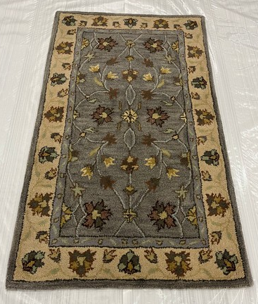 3x5 Traditional Hand-Knotted Wool rug, Rug #EB-01